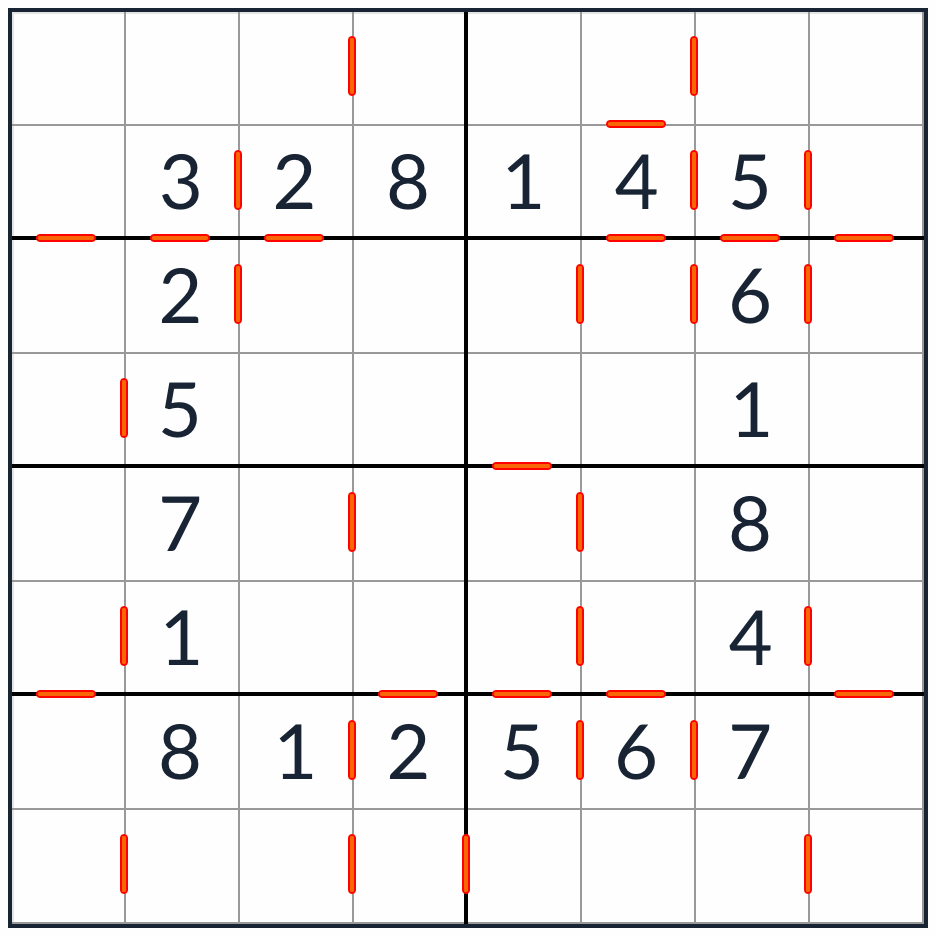 アンチナイト連続Sudoku 8x8