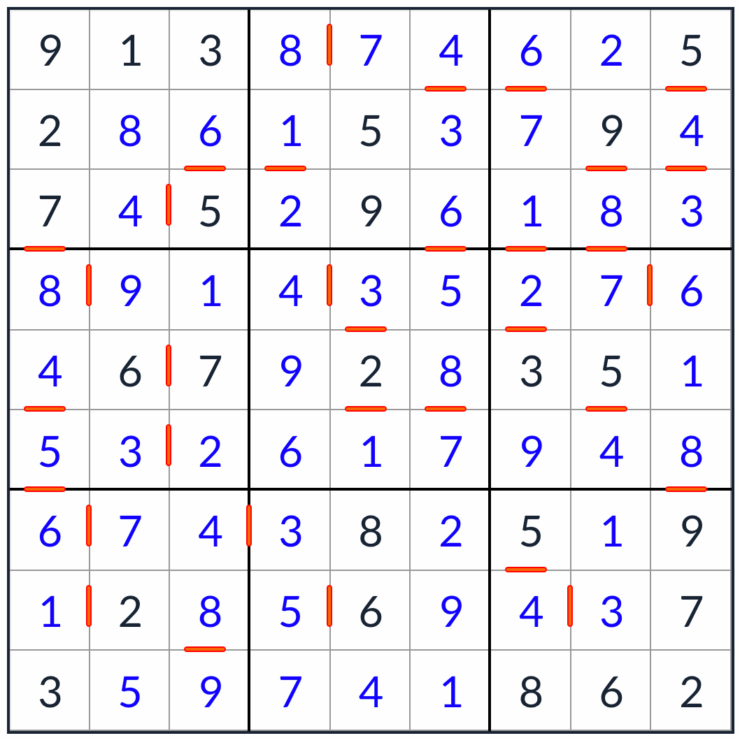Anti-King連続Sudokuソリューション