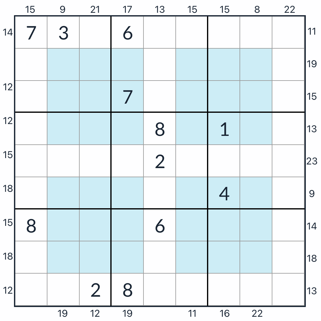 anti-knight hyper frame sudoku質問